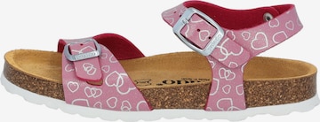 Palado Sandalen 'Tarviso G Love' in Roze: voorkant