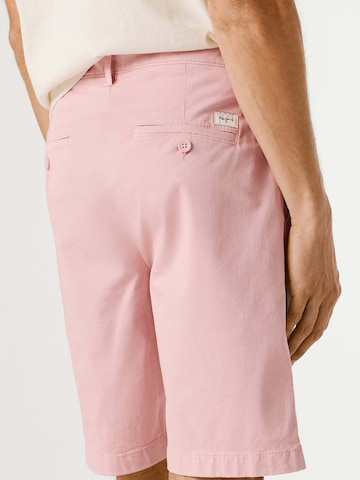 Regular Pantalon chino Pepe Jeans en rose