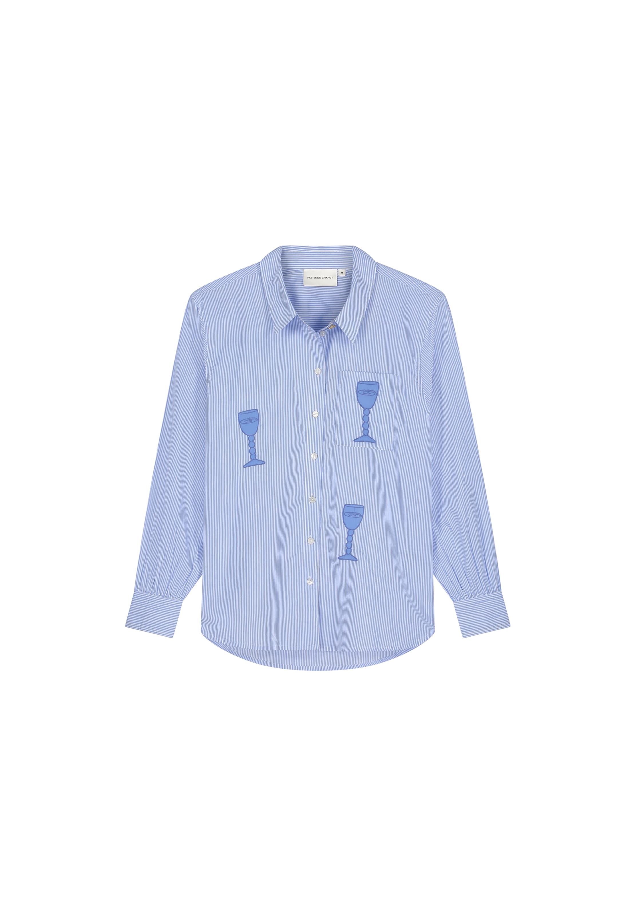 Fabienne Chapot Blouse in Blue: front