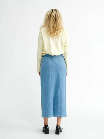 Jupe ' AlfieRS ' Résumé en bleu