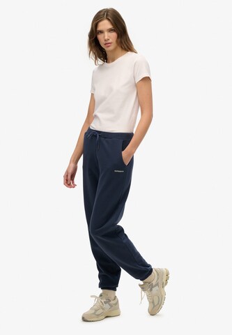 Effilé Pantalon Superdry en bleu