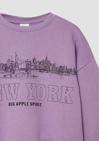 s.Oliver Sweatshirt in Lila