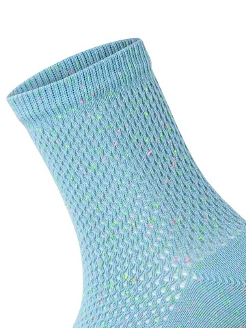 BURLINGTON Socks 'Neon Splash' in Blue