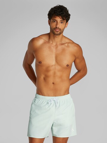 Calvin Klein SwimwearKupaće hlače - plava boja: prednji dio