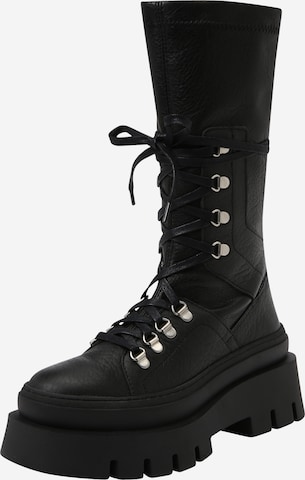 Bottes à lacets 'Evi Ann' BRONX en noir : devant