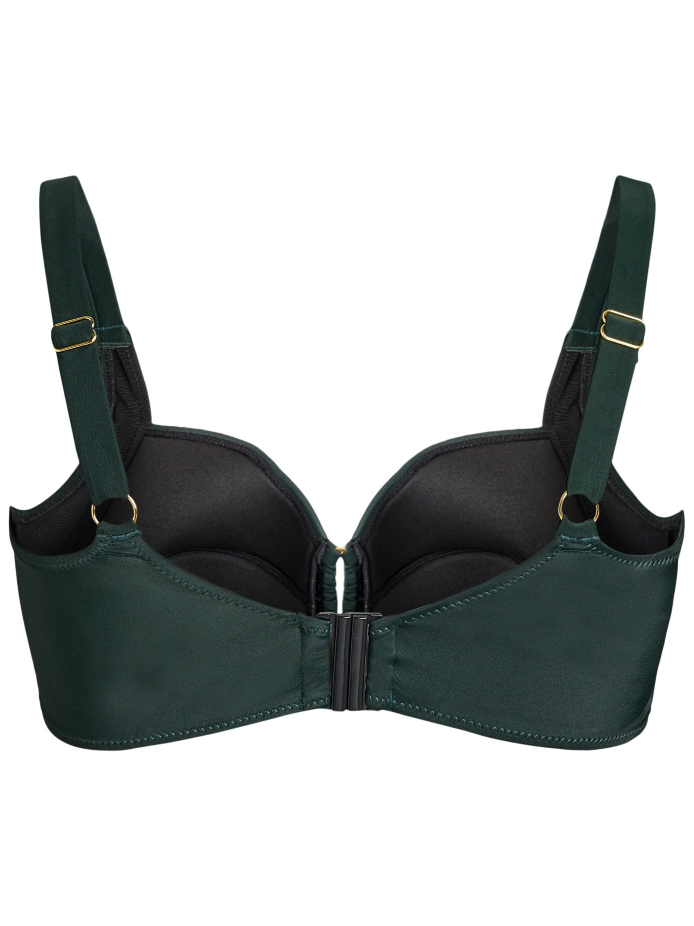 Swim by Zizzi Push-up Bikinitop 'Stilde' in Groen