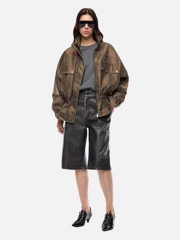 PINKO Kurtka zimowa 'PINKO BARKERIA BLOUSON TELA SPALMATA GIUBBINO' w kolorze brązowy
