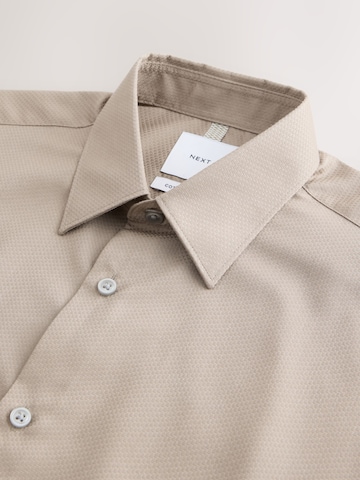 Next Slim fit Srajca | bež barva