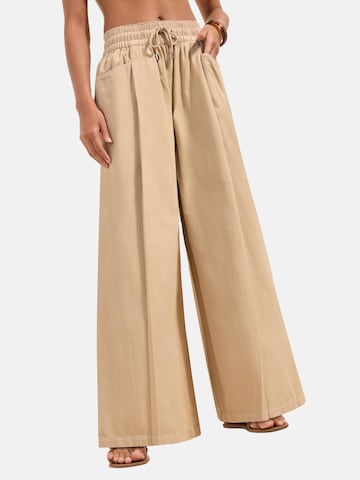 Friends Like These Pleat-front trousers in Grey: front