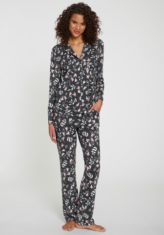 Pyjama s.Oliver en noir : devant