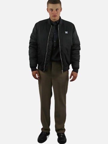 HEFTYKA Winter Jacket 'BOMBER JACKET Y' in Black