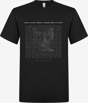 NINE INCH NAILS Shirt 'Nine Inch Nails Head Like a Hole T-Shirt' in Schwarz: Vorderseite