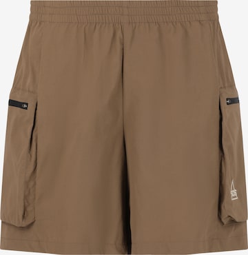 SOS Workout Pants 'Mayon' in Brown: front