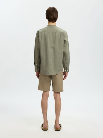 SELECTED Regular Fit Hemd 'SLHClay' in Grün