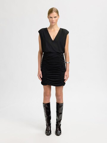 SELECTED Kleid in Schwarz: Vorderseite