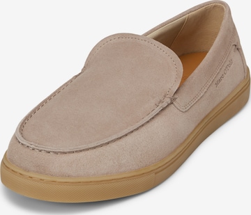 Marc O'Polo Mokassin 'Karo' in Beige: Vorderseite