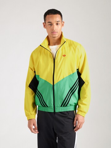 ADIDAS ORIGINALS Преходно яке в зелено: отпред