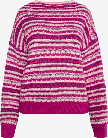 Pull-over IZIA en rose : devant