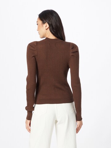 PIECES Sweater 'Nika' in Brown