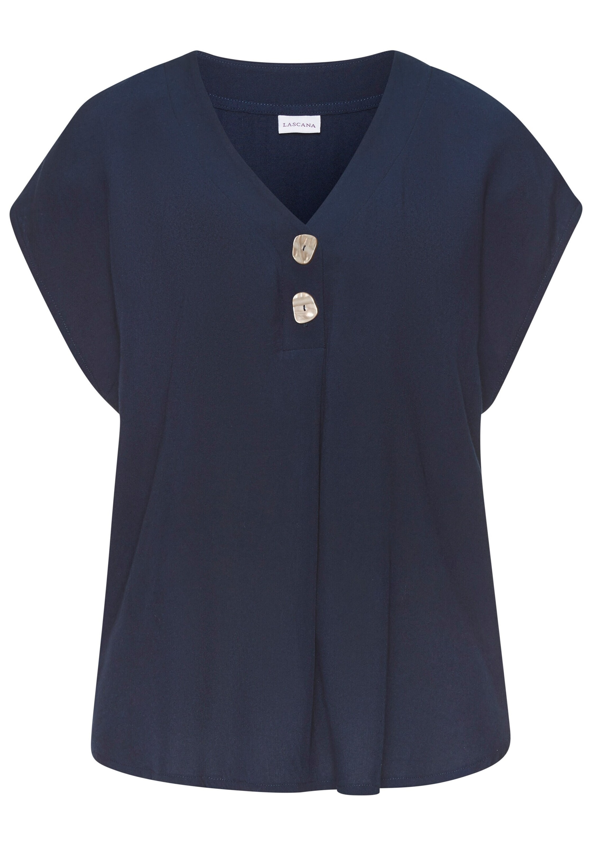 LASCANA Bluse in Blau: Vorderseite