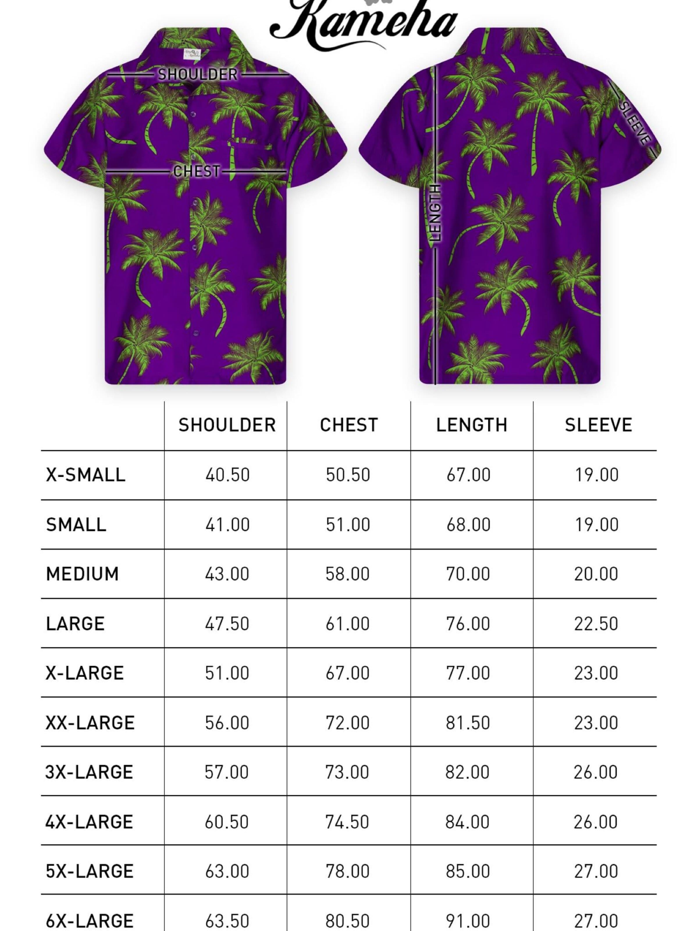 King Kameha Shirt 'Palmshadow' in Lila