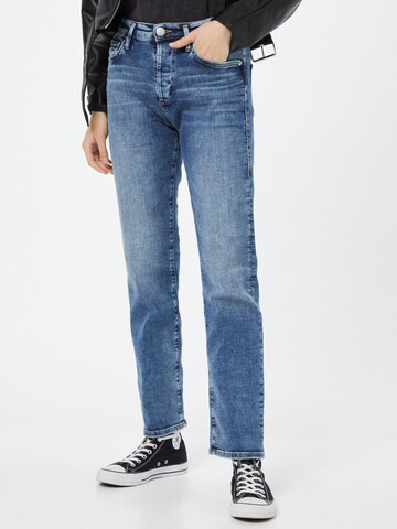 True Religion Regular Jeans in Blauw: voorkant