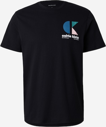 Calvin Klein Jeans Koszulka w kolorze czarny: przód