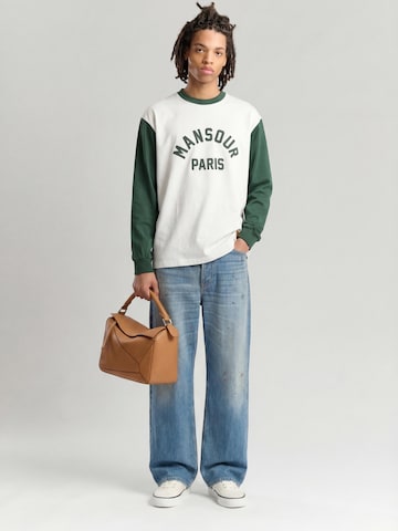 T-Shirt 'Paris College Baseball' Mansour en vert : devant