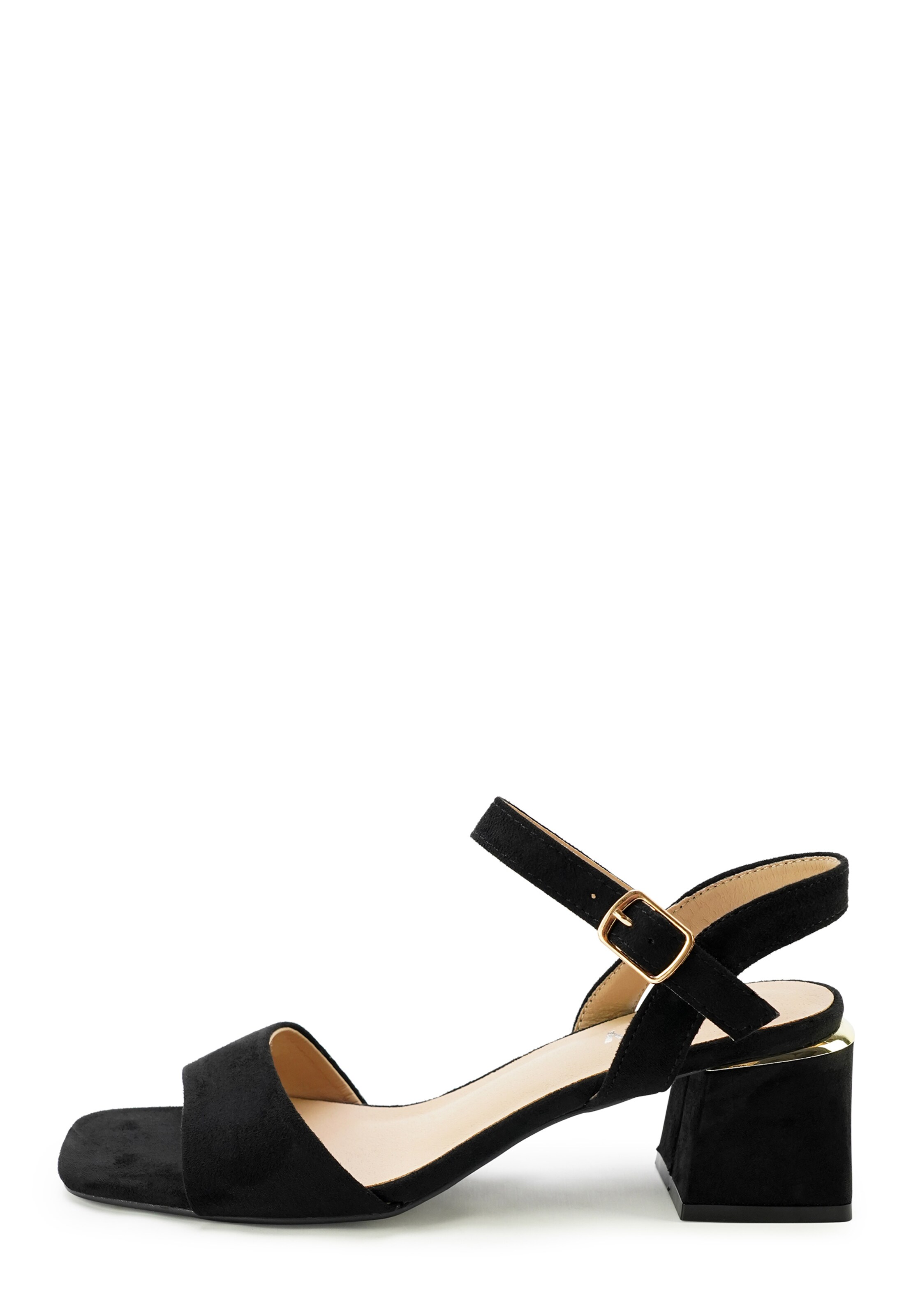 Findlay Strap sandal in Black: front