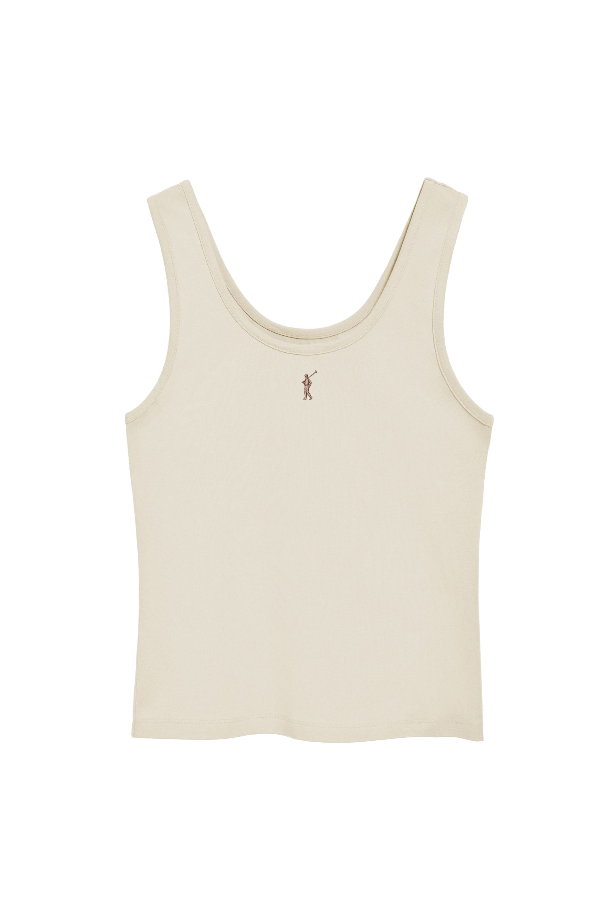 Polo Club Top in Beige: Vorderseite