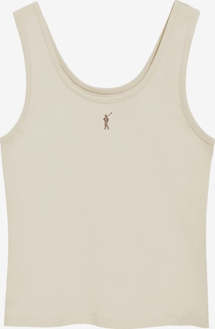 Polo Club Top in Beige: Vorderseite