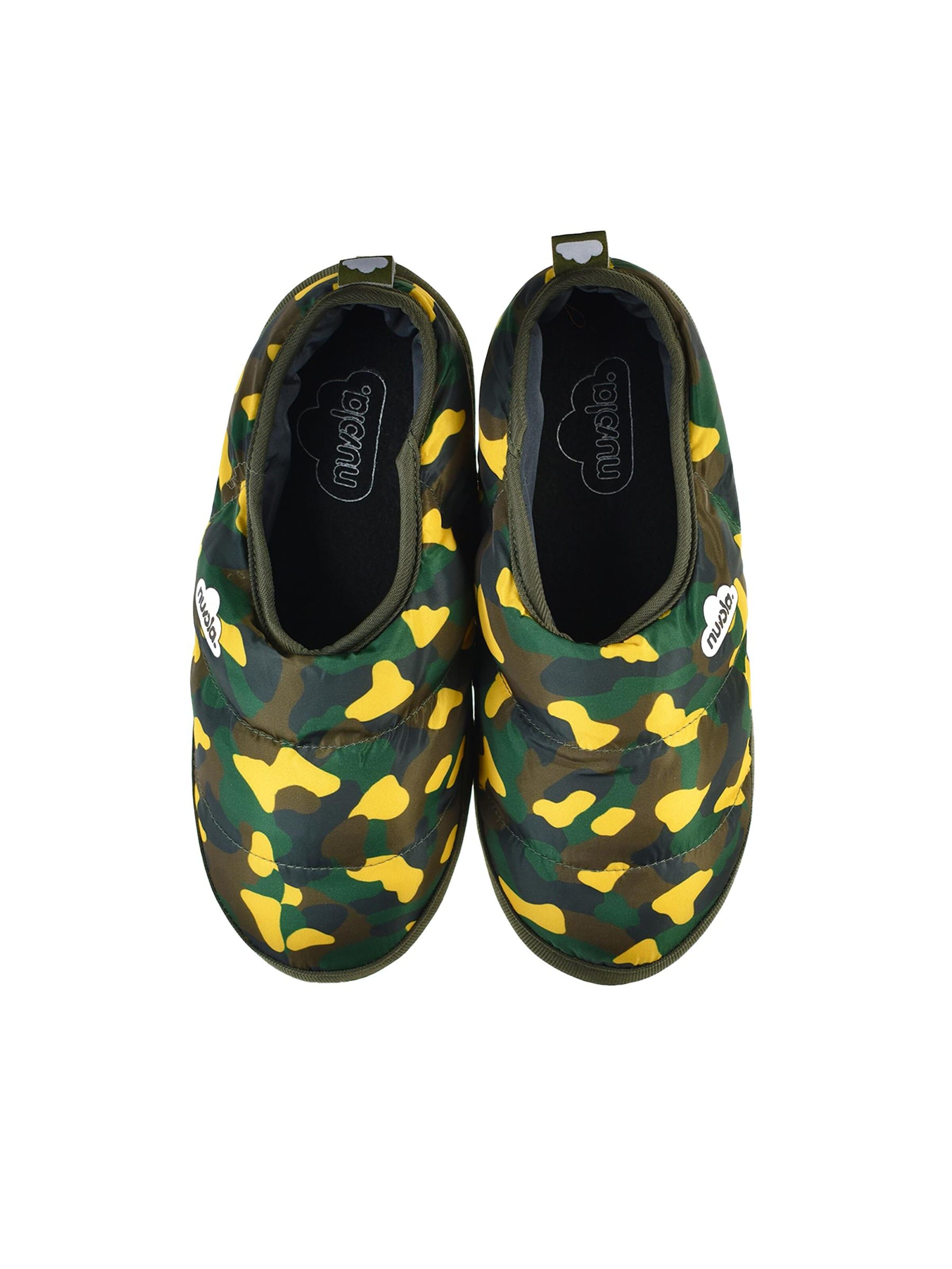 Pantoufle 'Camuffare' Nuvola. en vert