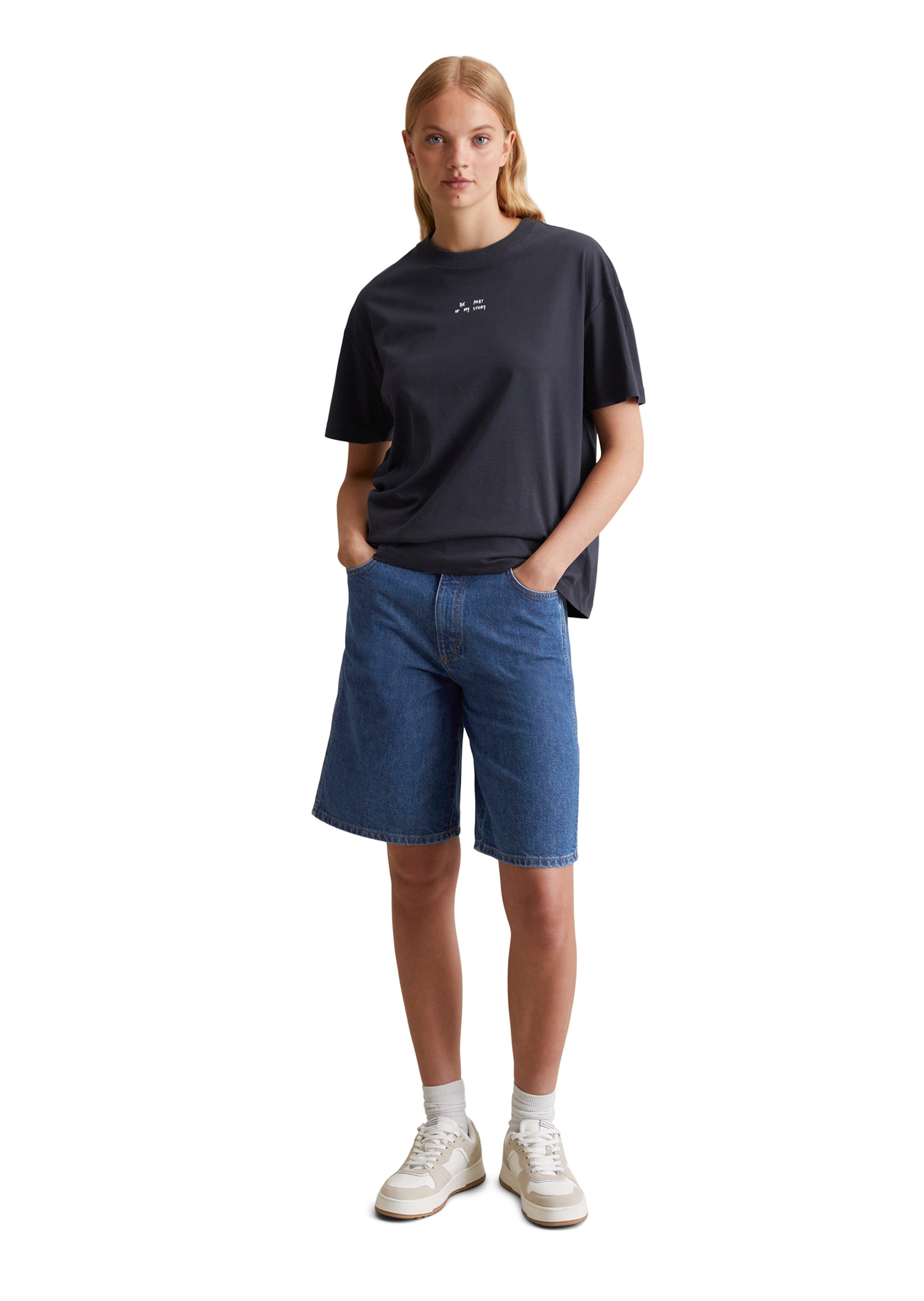 Marc O'Polo DENIM T-Shirt in Blau