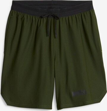 Regular Pantalon de sport 'FUSE' PUMA en vert : devant