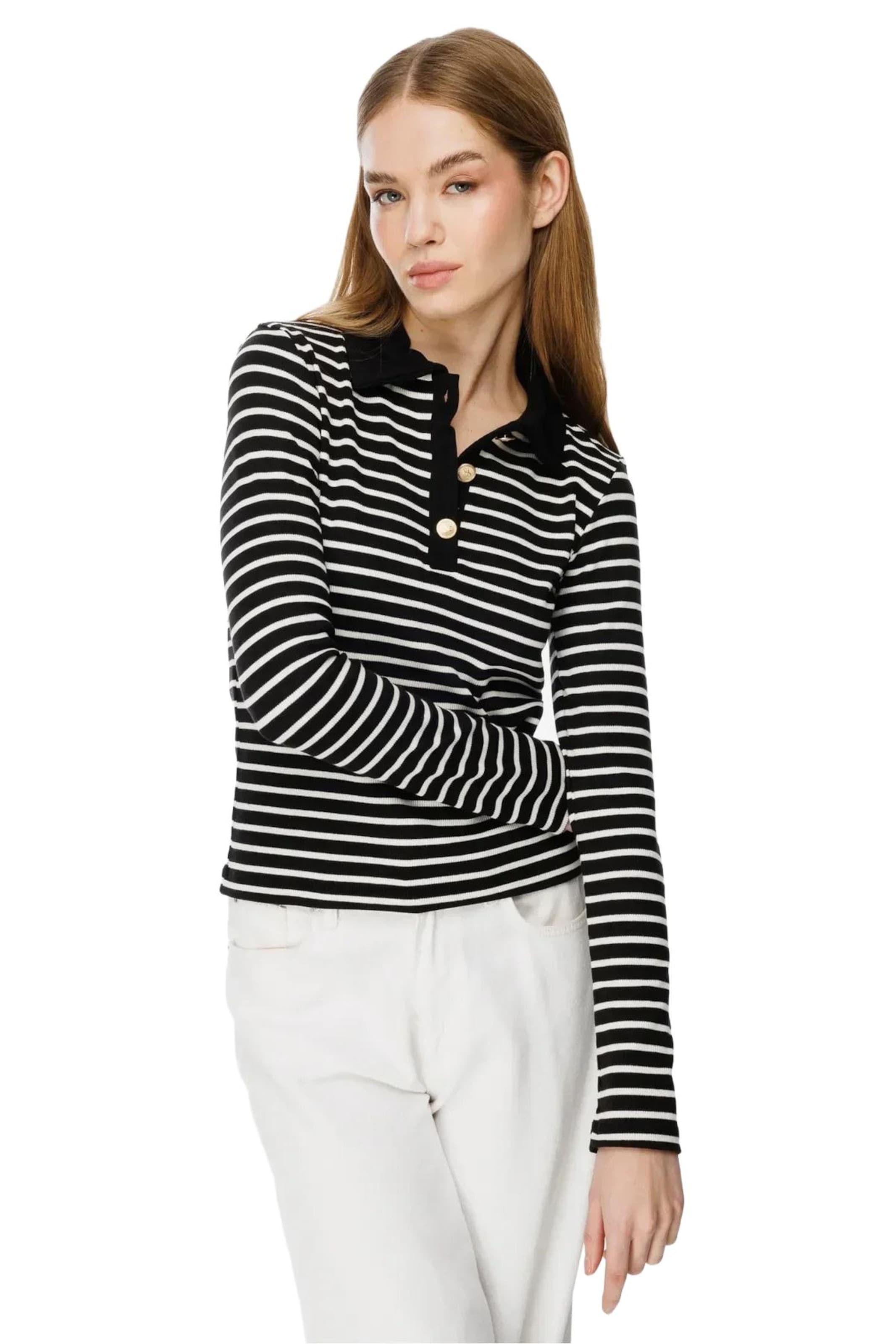 Alexa Dash Shirt in Black: front