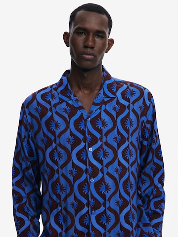 Coupe regular Chemise Desigual en bleu