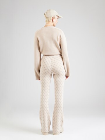 GUESS - Acampanado Pantalón 'LISE' en beige