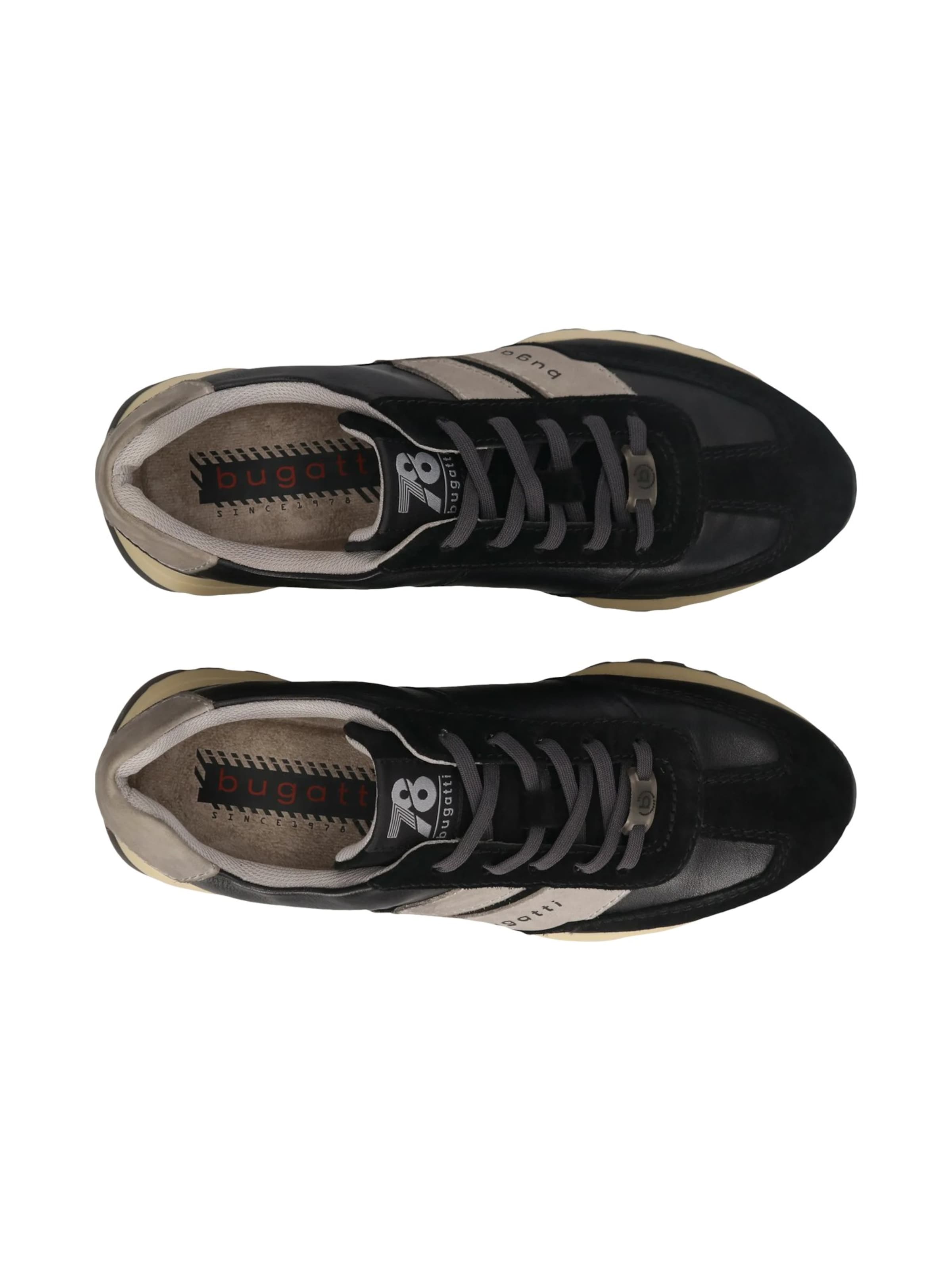 Baskets basses bugatti en noir