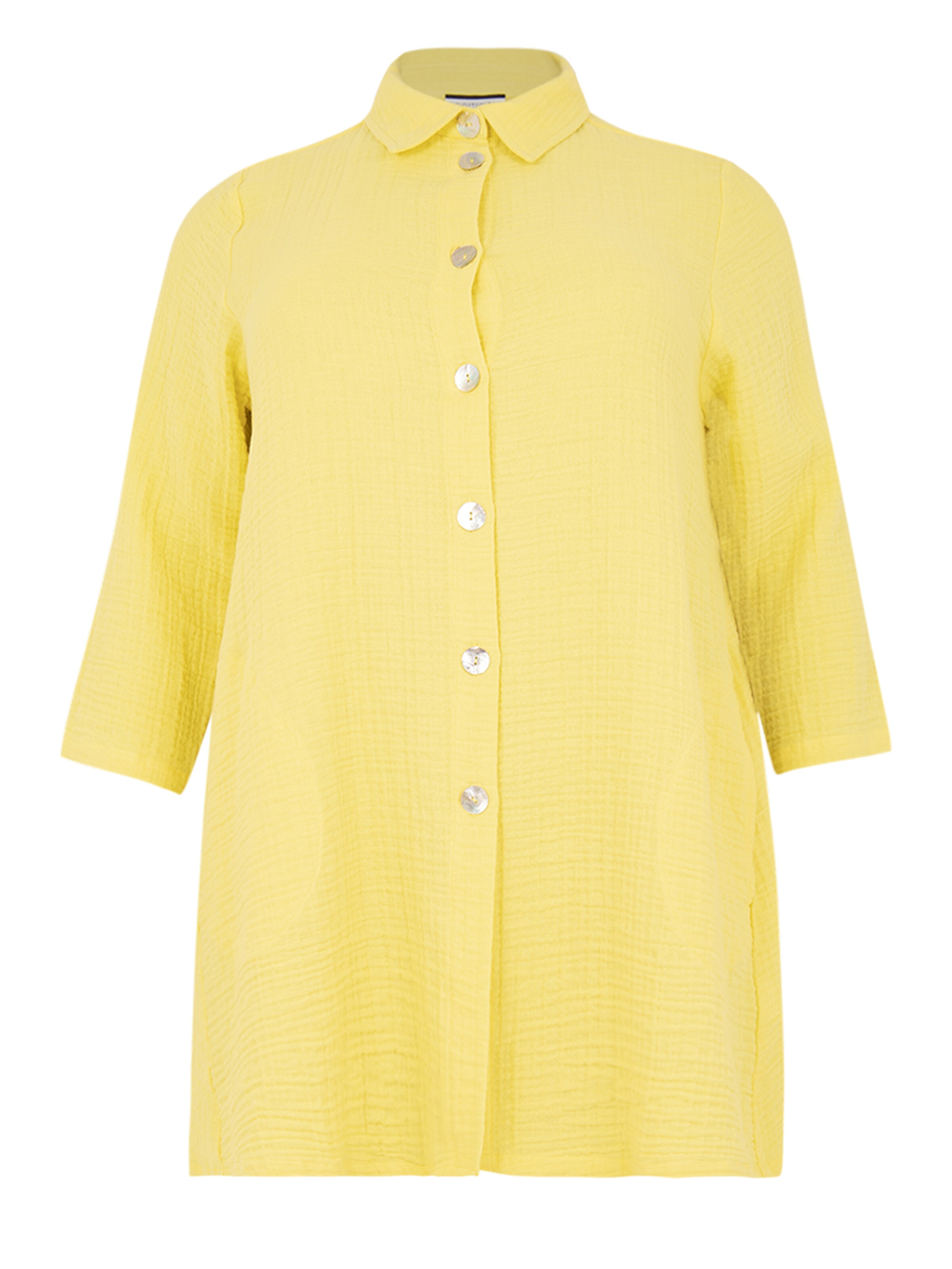 YOEK Blouse in Geel: voorkant