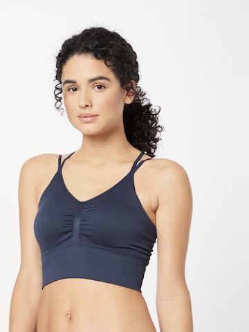 ONLY PLAY Bralette Sports Bra 'Frion' in Blue: front