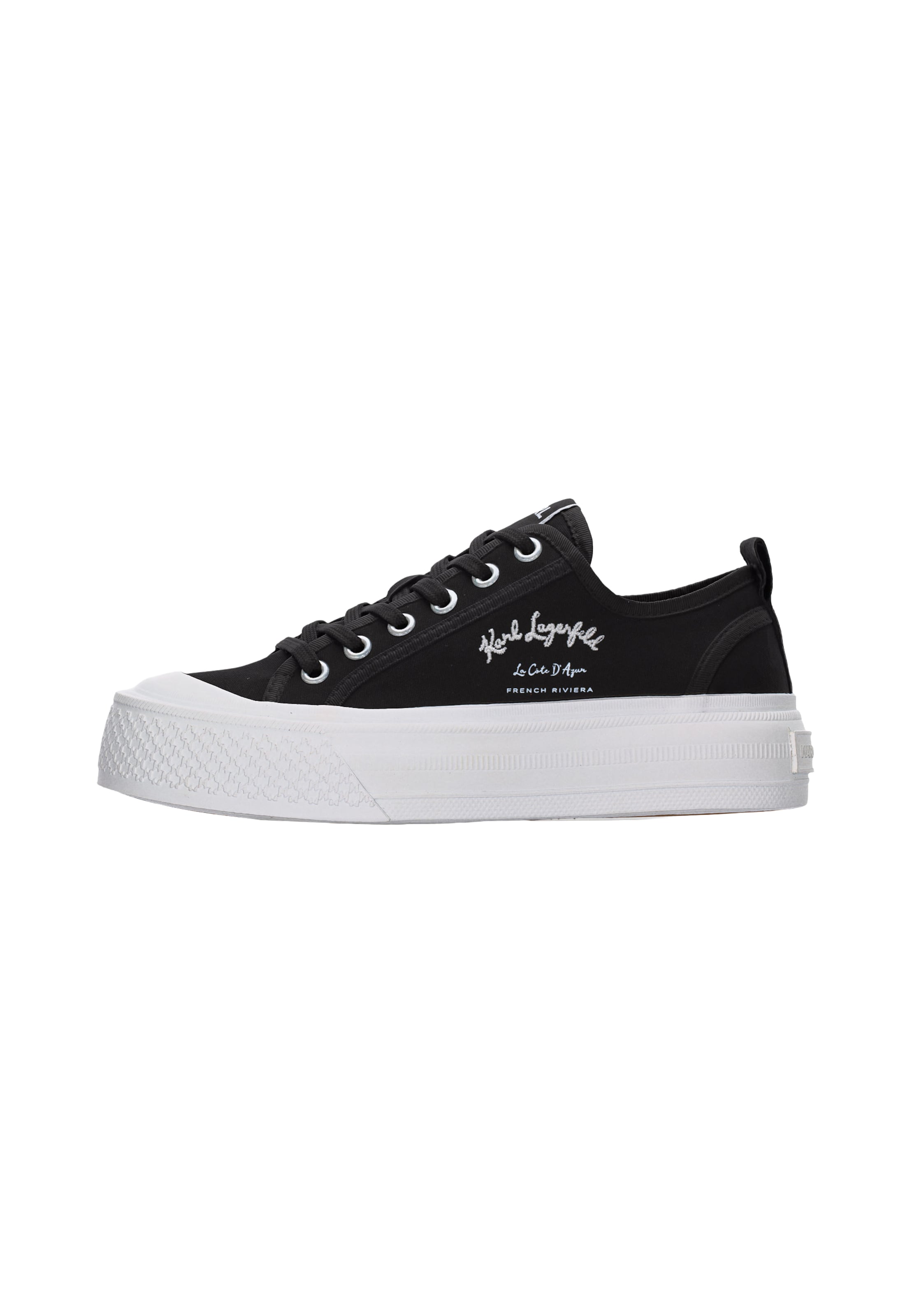 Karl Lagerfeld Sneaker in Schwarz: Vorderseite