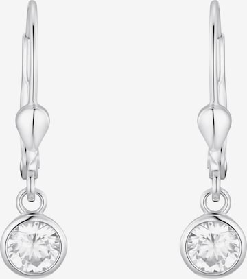 AMOR Earrings in Silver: front