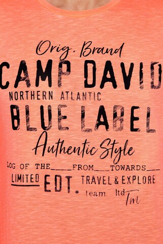 CAMP DAVID Shirt in Orange