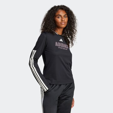 ADIDAS SPORTSWEAR Funktionsbluse 'Tiro' i sort: forside