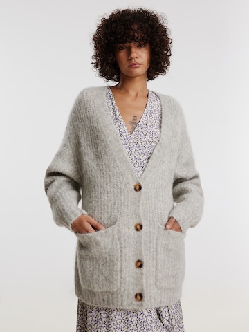 EDITED Knit cardigan 'Eika' in Grey: front