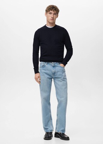 MANGO MAN Pullover 'Ten' in Blau