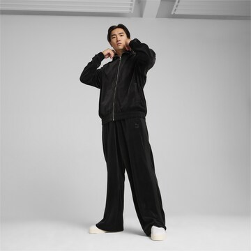 PUMA Sweat jacket 'T7' in Black