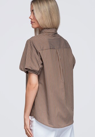 Chemisier Ombre en marron