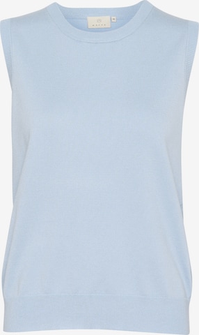 mėlyna Kaffe Megzta palaidinė be rankovių 'Lizza': priekis