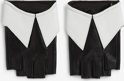 Karl Lagerfeld Kynsikkäät värissä musta / valkoinen, Tuotenäkymä